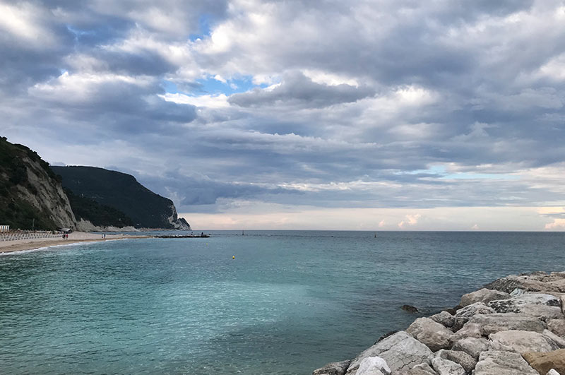Riviera del Conero estate 2018 Pioggia